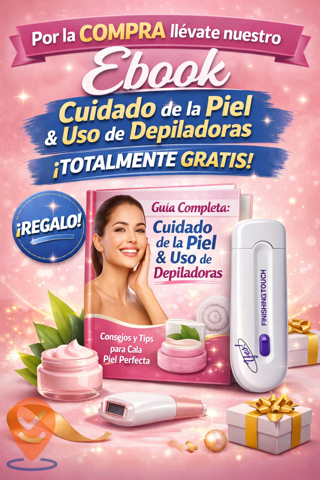 FINISHING TOUCH™ – Depiladora Laser Ultrafina + Ebook cuidado de la piel GRATIS