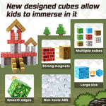 MAGNETIC CUBE™ – SET INTERMEDIO DE 52 PIEZAS Minecraft