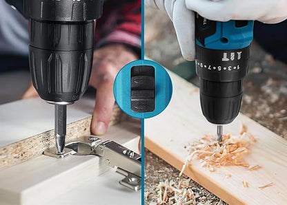 🛠️ Taladro Tasbel 18V 3 en 1 – 90Nm | Kit Profesional 24 Accesorios